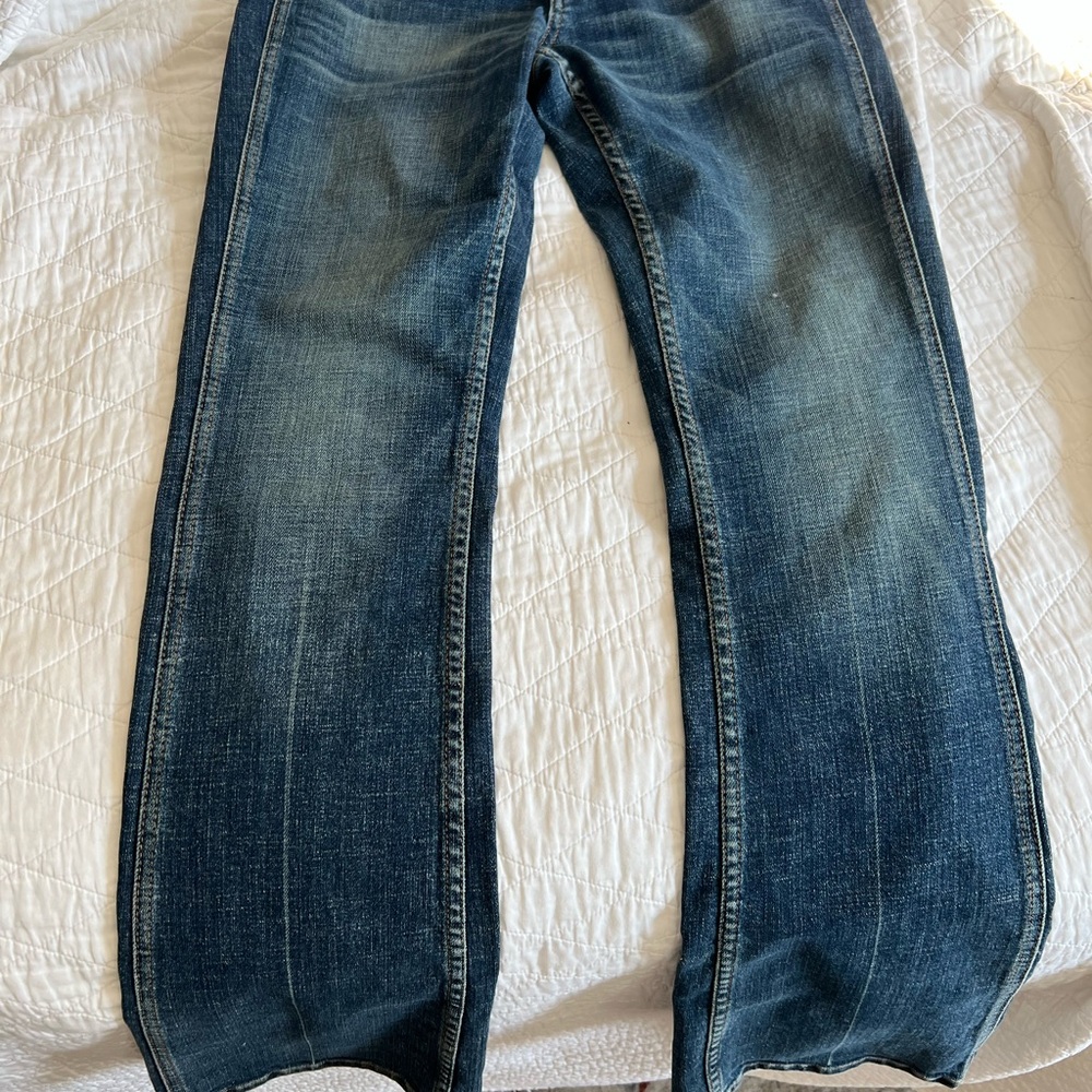 Ralph Lauren Blue Bootcut Jeans with Gradient Denim
